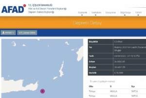 Data aklarnda 5.3 byklnde deprem