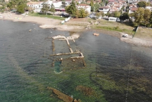 Kuraklk vurdu...2 bin yllk tarihi bazilika resmen su zerine kt