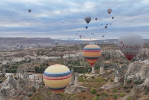 Kapadokyaya ziyareti akn devam ediyor