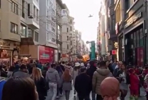 stiklal Caddesi'ndeki patlama an kamerada