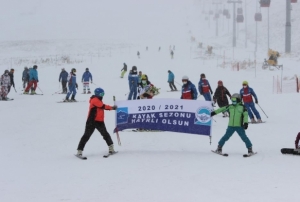 Erciyeste sezona kar engeli