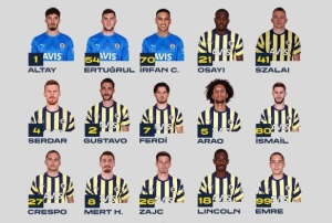 Fenerbahe'nin Trabzonspor ma kamp kadrosu belli oldu