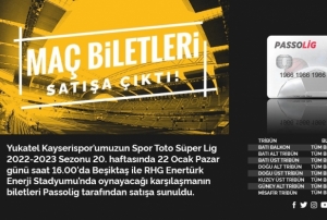  Kayserispor - Beikta ma bilet fiyatlar belli oldu