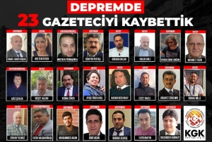 Depremde kaybettiimiz gazeteci says 23e ykseldi 