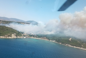 Bakan Koca: zmir'deki yangnda 1'i ar 12 kii etkilendi