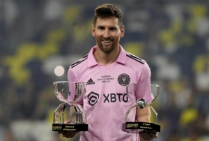 Lionel Messi, ABD kariyerinde ilk kupasn kazand