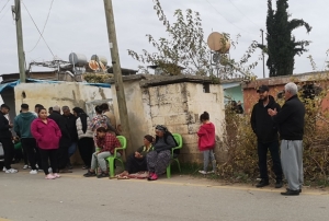 Hamile karısını satırla ldrd, torununu alı