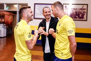 Bonucci, takım arkadaşlarıyla bir araya geldi