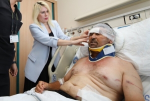 Aslan saldrsna urayan adam: 