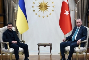 Cumhurbaşkanı Erdoğan, Zelenskiy ile bir araya geldi
