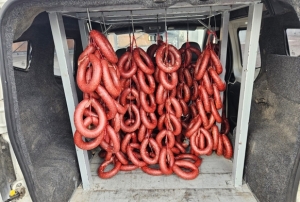 120 kilogram sucuğa el konuldu