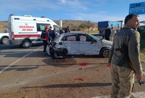 Maz�da��'nda feci kaza!