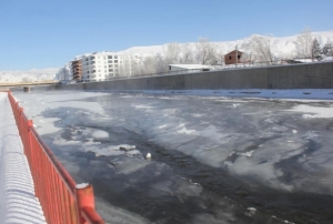 Eski k��lar geri geldi, K�z�l�rmak��n y�zeyi k�smen dondu