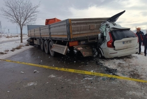 Buzlanma kazaya neden oldu, iş adamı kazada öldü
