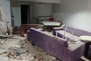 Kız yurdunda korkutan patlama