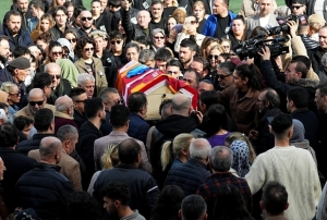 Nurcan Çelik için cenaze töreni düze