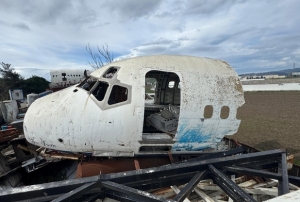 Hurdacıdaki Boeing 747...