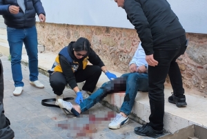 'Neden video �ekiyorsun' tart��mas�...