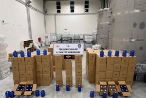 17 ton 815 litre etil alkol ele ge�irildi