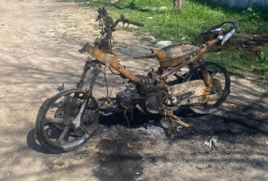 204 bin TL ceza yedi, motorunu yakt�