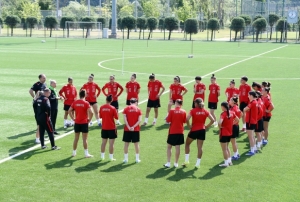Kadın A Milli Takımı taktik çalıştı