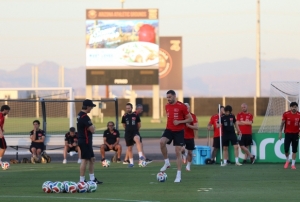 A Milli Futbol Tak�m�, ABD ma�� haz�rl�klar�na devam etti