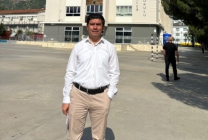 Emekli asker 9.'su i�in s�nava girdi