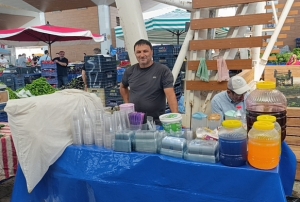 Toroslar�n zirvesinden gelen karlarla serinliyorlar