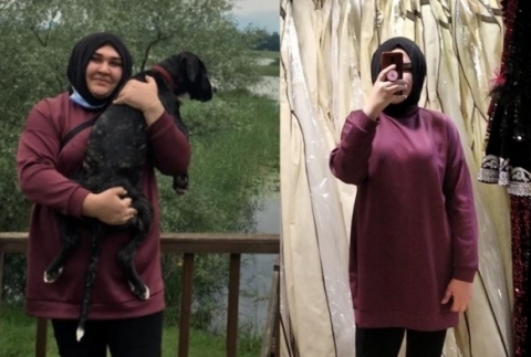 130 kilo ağırlığındaki genç kadın, diyetle 4 ayda 41 kilo verdi