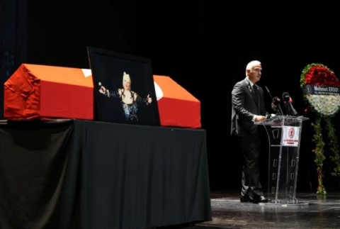 Muazzez Abac iin AKMde tren dzenlendi