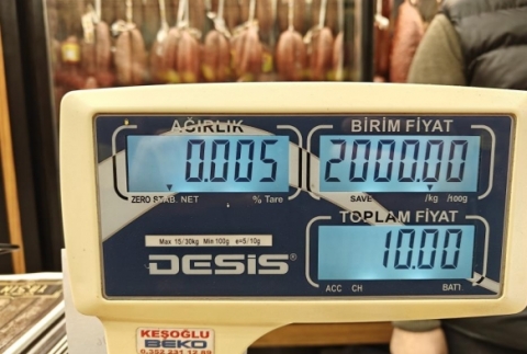 Past�rman�n kilosu raflarda 2 bin TL
