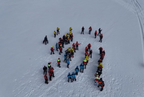 Erciyes'te ger�e�i aratmayan ��� tatbikat�