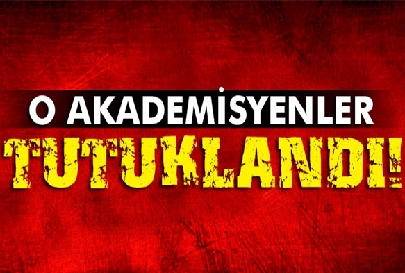 Bildiriye destek veren 3 akademisyen tutukland