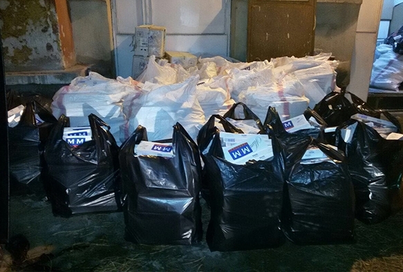 Kayseri'de 43 bin 900 Paket Kaak Sigara Ele Geirildi