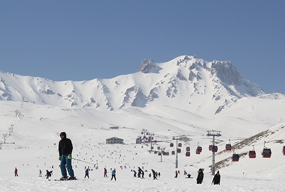  Erciyes'te smestr tatili hazrlklar tamamland