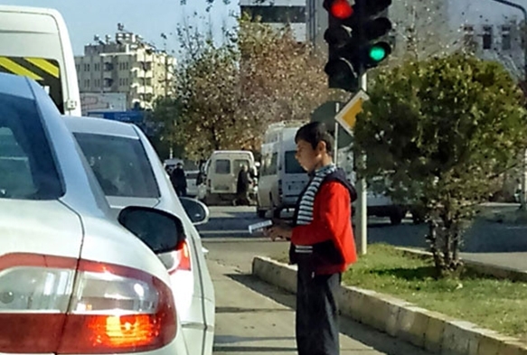 Kayseri Emniyeti dilencilik yapan ocuklarn ailelerine gz atrmad