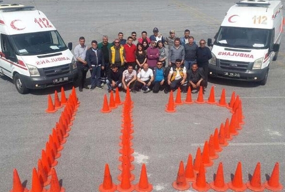 Ambulans Kullanm ve Bakm Eitimi Tamamland