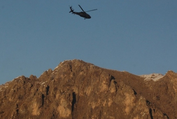 Tunceli'de helikopter dt!