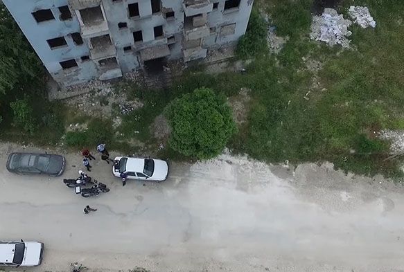 Drone destekli huzur operasyonu