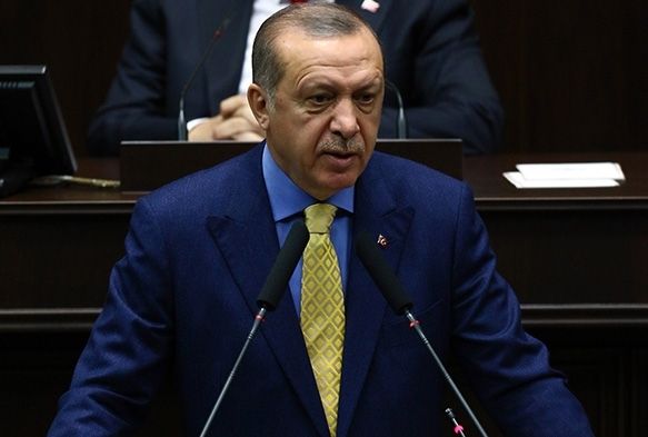 Cumhurbakan Erdoan,AK Parti grup toplantsnda partililere seslendi