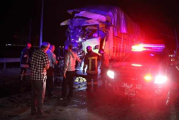 Kayseri'de trafik kazas: 1 yaral