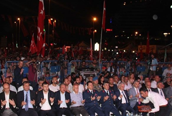 Kayseride 15 Temmuz Demokrasi ve Milli Birlik Gn