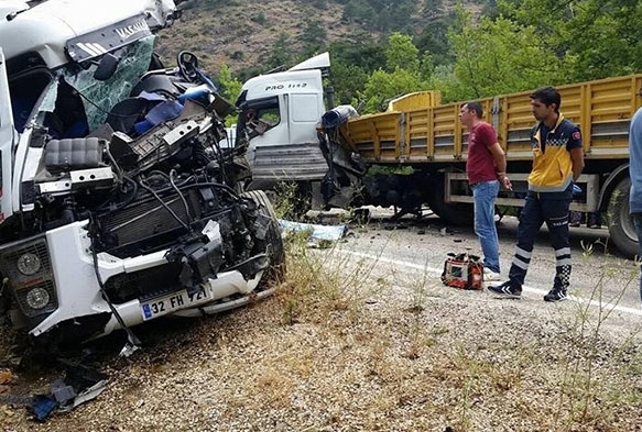 Tr ve kamyon kafa kafaya arpt: 2 l