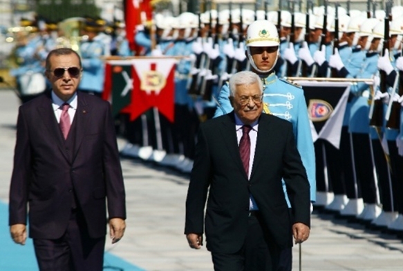 Erdoan, Abbas resmi trenle karlad