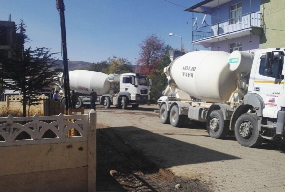 Beton mikseri kazas: 1 l