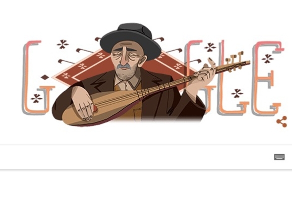 Google, halk ozan Ak Veysel'e zel doodle yapt