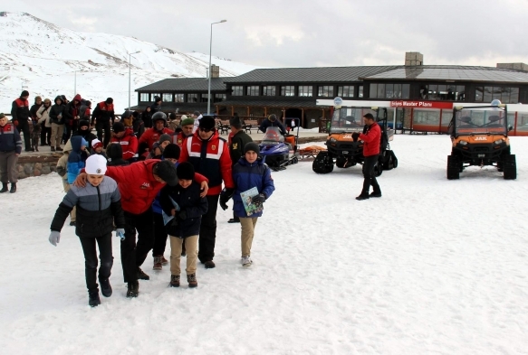 renciler hayatlarnda ilk defa Erciyes Danda elendi