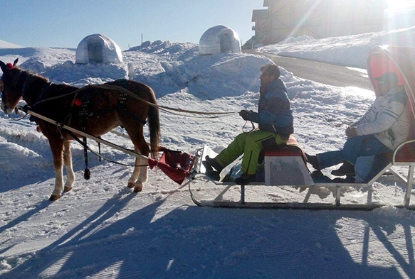 Erciyes'de atl kzak keyfi