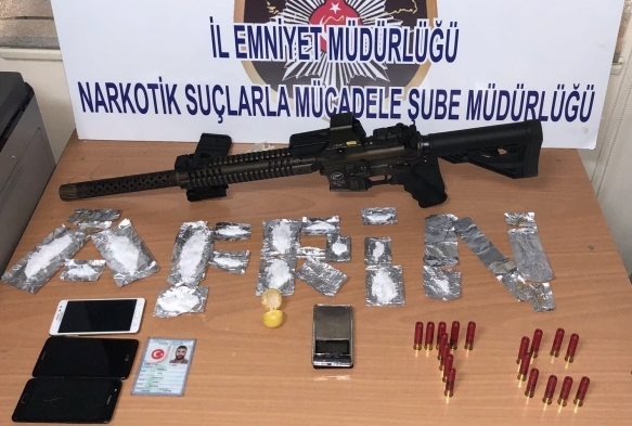 Narkotik polisinden 'Afrin' destei