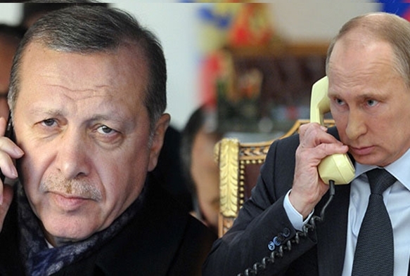 Cumhurbakan Erdoan Putin'le grt